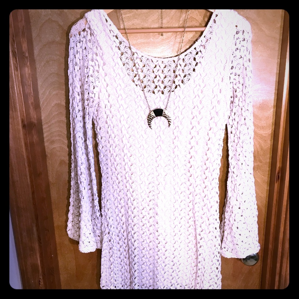 Free people crochet dress